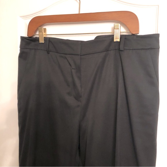 Valentino Garavani Wool Wide Legged Flat Front Trousers Size US 14 - Picture 2 of 11